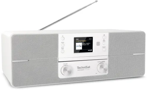 Radioodbiornik TechniSat DigitRadio 371 CD BT Radio FM DAB+ Bluetooth Biały