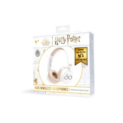 Słuchawki bezprzewodowe z mikrofonem OTL Technologies Harry Potter Kids Wireless Dla Dzieci Nauszne Kremowy