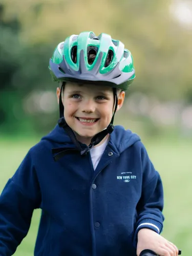 Kask rowerowy HUFFY Minecraft Zielony dla Dzieci (rozmiar S/M)