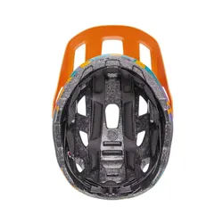 Kask rowerowy dla dzieci Uvex React JR. - papaya camo