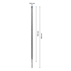 Wiertło udarowe 18x550x600mm Bosch EXPERT SDS plus-7X