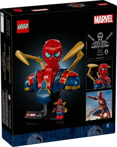 LEGO Marvel 76326 Popiersie Iron Spider-Mana