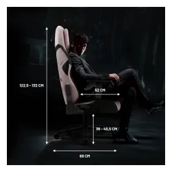 Fotel DIABLO CHAIRS X-One Prime Różowy