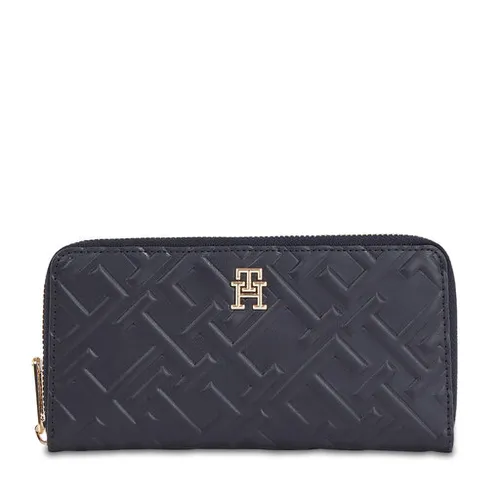 Женский кошелек Tommy Hilfiger Iconic Tommy Large для Mono AW0AW15272 Space Blue DW6