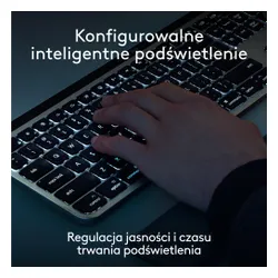 Klawiatura membranowa Logitech MX Keys S dla Mac Szary