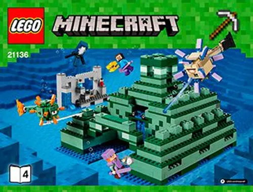 Конструктор Lego Minecraft Подводная крепость (21136)