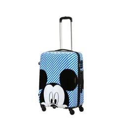 Walizka średnia American Tourister Hypertwist Disney 2.0 - Mickey stripes