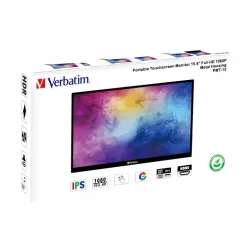 Monitor Verbatim PMT-15 49592 15,6" Full HD IPS 60Hz 6ms Przenośny Dotykowy