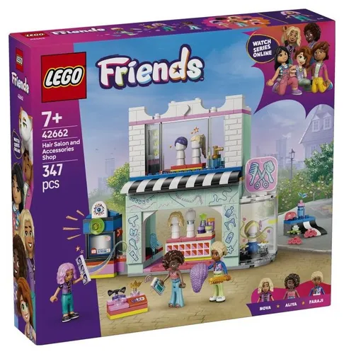 LEGO Friends 42662 Salon fryzjerski i sklep z ozdobami