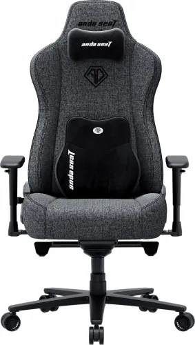 Fotel Anda Seat Novis Plus XL Gamingowy do 150kg Tkanina Ciemno szary