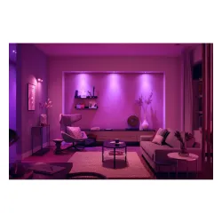 Oświetlenie punktowe Philips Hue White and Color Ambiance Centura 3szt. Srebrny