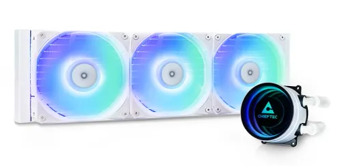 Chłodzenie Chieftec Iceberg 360 RGB Biały