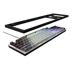 Klawiatura mechaniczna Lorgar Azar 514 RGB Biało-czarny