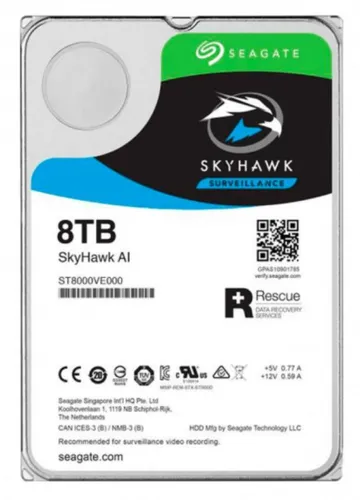 Жесткий диск Seagate SkyHawk AI 8 ТБ 3.5 " ATA III