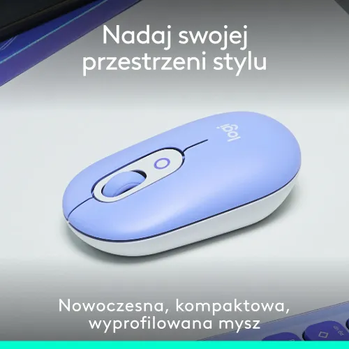 Myszka Logitech POP Mouse Fioletowy