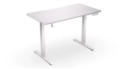 Biurko Endorfy Atlas S Electric Onyx White 114cm Regulacja wysokości Biały