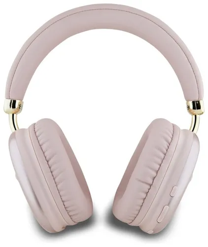 Słuchawki nauszne GUESS Metallic Triangle Logo Różowy