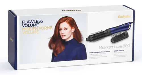 Suszarko lokówka BaByliss Midnight Luxe 800 AS84PE 800W Zimny nawiew Średnica szczotki 38mm 2 poziomy temperatury