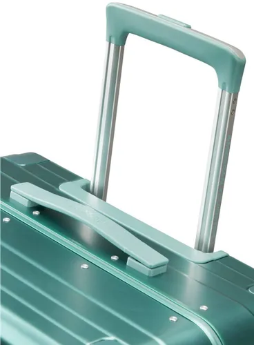 Walizka mała American Tourister Soundbox Alu - dusty turquoise