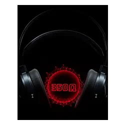 Słuchawki nauszne FIIO FT3 350 Ohm Czarny