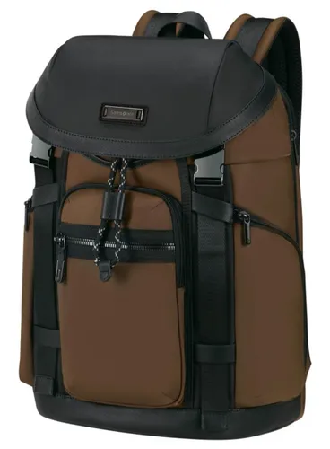 Рюкзак городской Samsonite Relyon Backpack 15,6" с клапаном - коричневый