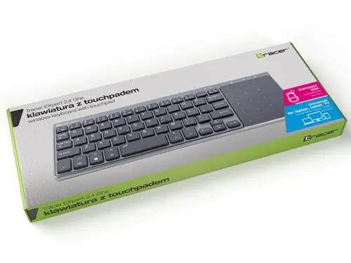 Klawiatura membranowa Tracer Expert 2,4 GHz Touchpad Czarny