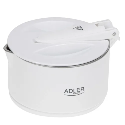 ADLER AD 1377 0,6 l biały - czajnik elektryczny turystyczny silikonowy
