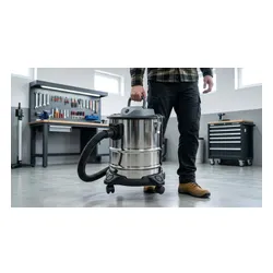 Przemysłowy odkurzacz kominkowy do pieca popiołu sadzy żaroodporny 20l 1200W
