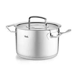 FISSLER Original Profi Collection - zestaw 5 garnków z pokrywkami i wkładem do gotowania na parze ze stali nierdzewnej