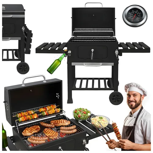 Grill węglowy VELACO VL17 Czarny