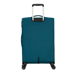 American Tourister Crosstrack Genişletilebilir Orta Bavul-navy / orange