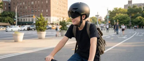 Kask XRIDER XRIH008M Inteligentny Czarny Miejski z lampką i kierunkowskazami (rozmiar M)