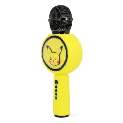 Mikrofon z głośnikiem Bluetooth OTL Technologies Pokémon Pikachu PopSing LED Light Up Wireless Karaoke 5W Żółty