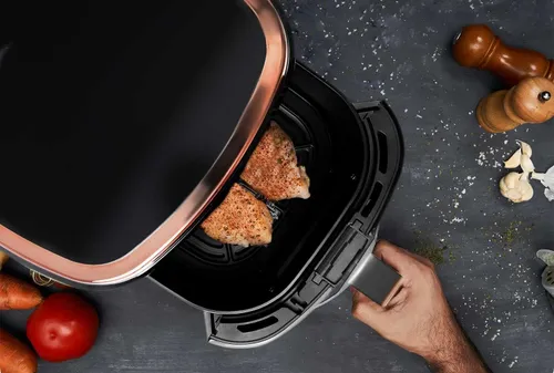 Frytkownica beztłuszczowa Air Fryer BERDSEN BD-652 5l Czarno-złoty