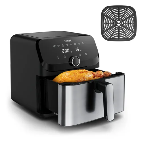 Frytkownica beztłuszczowa TEFAL EY855D10 Easy Fry Mega, 7,5 L, 8 automatycznych programów