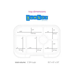 Szczelna średnia śniadaniówka Yumbox Original - lavande purple / unicorn