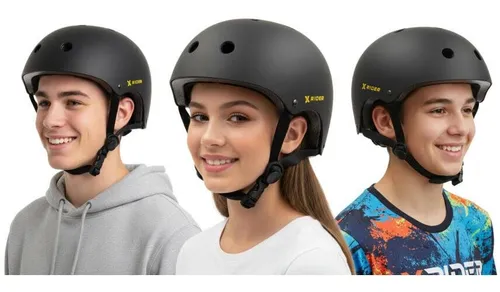 Kask XRIDER XRBH005M Czarny Miejski (rozmiar M)