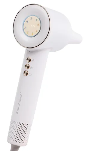 Suszarka do włosów Zehnder Flavia Jonizacja Dyfuzor Zimny nawiew 1600W 3 prędkości 3 temperatury Biały