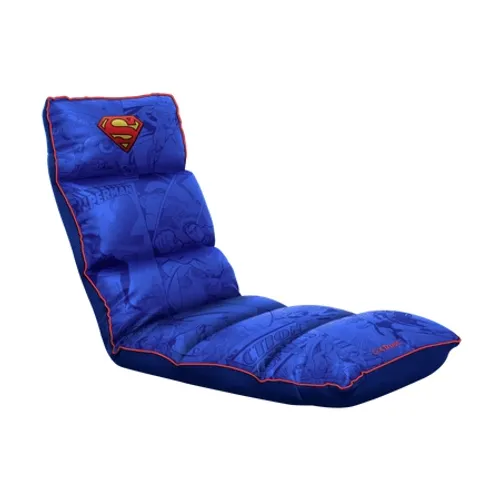 Fotel Trust GXT 718SM Rayzee Gamingowy do 125kg Skóre ECO Niebieski Superman