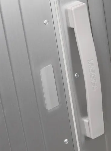 Walizka średnia American Tourister Soundbox Alu - silver