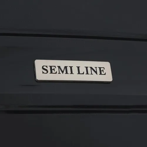 Средний Жесткий Чемодан Semi Line T5618-2 Темно-Синий