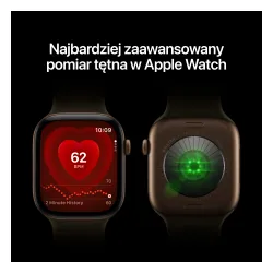 Apple Watch Series 12 GPS + Cellular Koperta 42 mm z aluminium w kolorze gwiezdnej szarości Pasek sportowy granat S/M