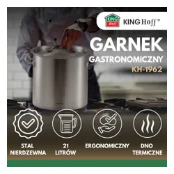 Garnek KINGHOFF KH-1962 21L