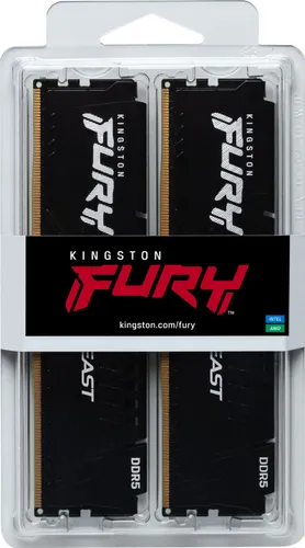 Pamięć Kingston Fury Beast, DDR5, 32 GB, 5600MHz, CL40 (KF556C40BBK2-32)