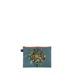 Eko kosmetyczki podróżne Loqi Vincent van Gogh - 50th Anniversary Bouquet / Flower Pattern
