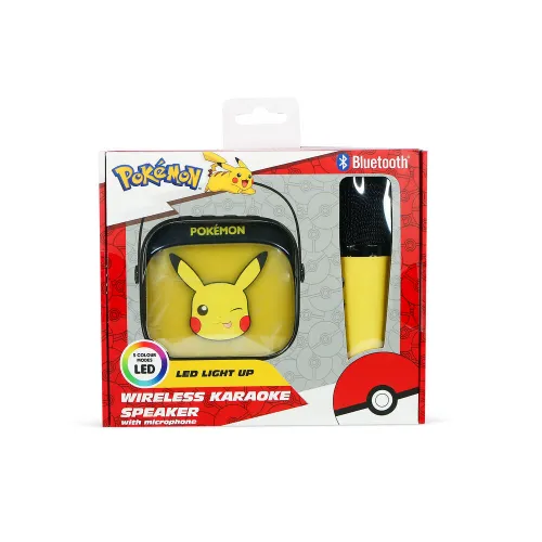 Mikrofon z głośnikiem Bluetooth OTL Technologies Pokemon 5W Zółty