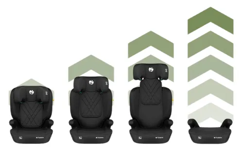 Fotelik samochodowy TULANO Joy 45 I-Size 100-150 cm (15-36 kg) Czarny
