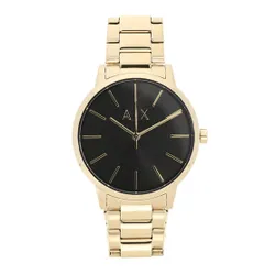 Armani Exchange Cayde Hediye Seti AX7119 Gold / Gold Saati