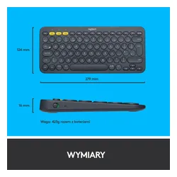 Klawiatura Logitech K380 - szary