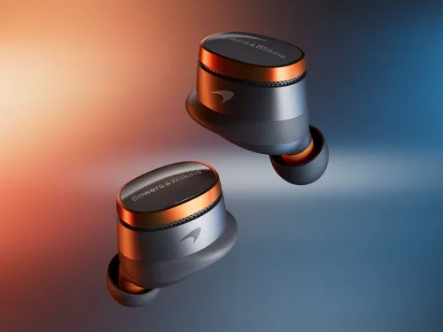 Słuchawki dokanałowe BOWERS & WILKINS PI8 MCLAREN ANC Szaro-pomarańczowy